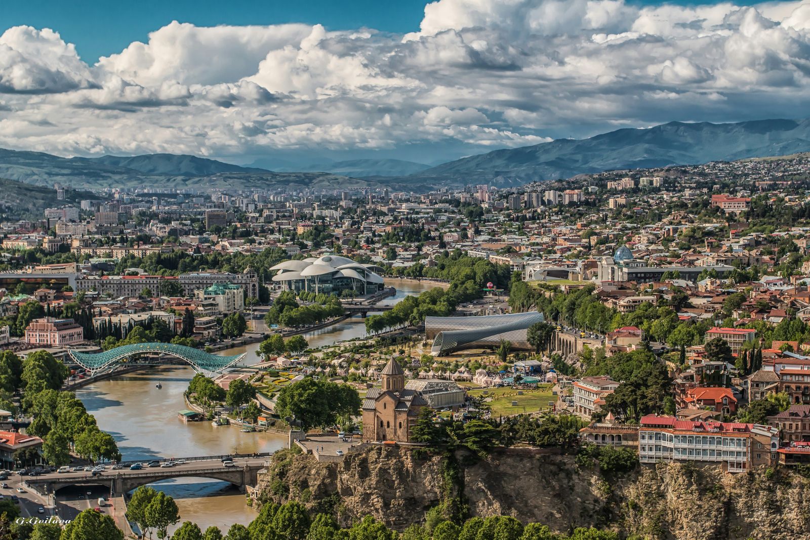 Panorama de Tbilissi, Géorgie